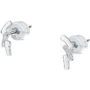 Boucles oreilles Cleor Boucles d'oreilles en or 375/1000 et diamant