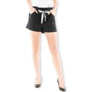 Short Only Luna Linen Shorts - Black