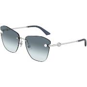 Lunettes de soleil Jimmy Choo JC4004HB Lunettes de soleil, Argent/Bleu...