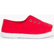 Espadrilles Pisamonas Tennis en Toile avec Bout Caoutchouc Sans Lacets