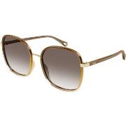 Lunettes de soleil Chloe CH0031S Lunettes de soleil, Maron/Marron, 59 ...