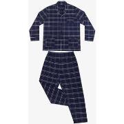 Pyjamas / Chemises de nuit Eminence Pyjama long boutonné homme chaîne ...