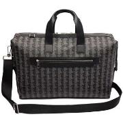 Sac bandoulière Lacoste SAC WEEKEND THE BLEND NOIR MONOGRAMME