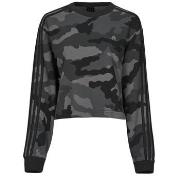 Sweat-shirt adidas Essentials 3-Stripes Camo-Print Cropped Sweatshirt