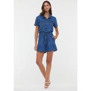 Combinaisons Lee Cooper Combi-short TUXIE Medium blue brushed