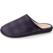 Chaussons Isotoner Chaussons mules ergo Homme Tartan