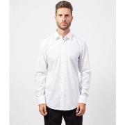 Chemise BOSS Chemise homme coupe slim en popeline de coton