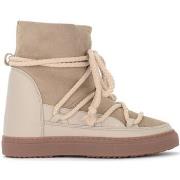 Boots Inuikii Bottine Classic Wedge en cuir suédé beige