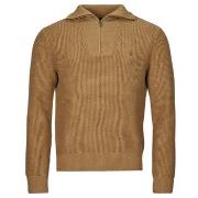 Pull Polo Ralph Lauren PULL 1/2 ZIP EN LAINE MELANGE