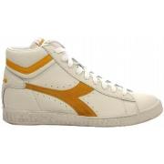 Baskets montantes Diadora game_l_high_waxed_suede_pop_giallo