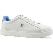 Chaussures Tommy Hilfiger Sneaker Donna Ecru Vessel Blue FW0FW07999