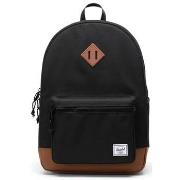 Sac a dos Herschel Heritage Youth Black/Saddle Brown