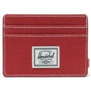 Portefeuille Herschel Charlie Cardholder Red Ochre/White Stitch