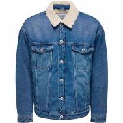 Veste Only&amp;sons ONSRICK OVZ M. BLUE 6943 TEDDY DNM JKT