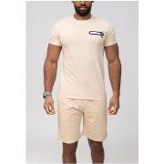 Ensembles de survêtement Kebello Ensemble Short,T-shirt Beige H