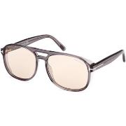 Lunettes de soleil Tom Ford FT1022 ROSCO Lunettes de soleil, Gris/Marr...