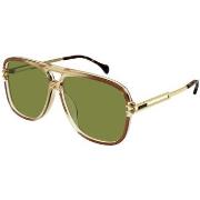 Lunettes de soleil Gucci GG1105S Lunettes de soleil, Maron/Vert, 63 mm