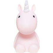 Lampes à poser Kontiki Veilleuse Licorne LED Rose 17 cm