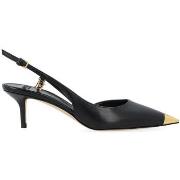 Chaussures escarpins Elisabetta Franchi Escarpin en cuir nappa noir av...