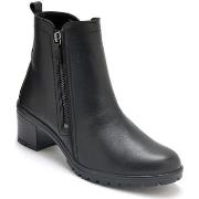 Boots Pediconfort Boots double zip tout cuir