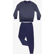 Pyjamas / Chemises de nuit Eminence Pyjama long col rond homme Merceri...