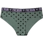 Boxers Freegun Boxer coton fille ceinture fine Coeur - Vert | Rose - 1...