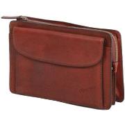 Sacoche Gerard Henon Pochette Arizona Cuir De Vachette Gras Pleine Fle...