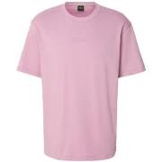 T-shirt BOSS T-SHIRT TEE 10 EN COTON MAUVE