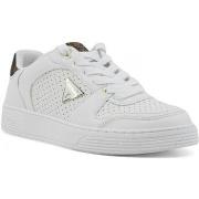 Chaussures Guess Sneaker Donna White Brown FLTDAIFAL12