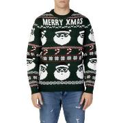 Pull Only &amp; Sons ONSXMAS SANTA JAQ REG RAS DU COU TRICOT 3994 - 22...