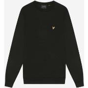 Pull Lyle &amp; Scott Sweat à col ras du cou en interlock - noir de ja...