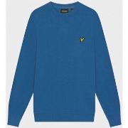 Pull Lyle &amp; Scott KN400VC CREW NECK COTTON MERINO-X19. DOLOMITE BL...