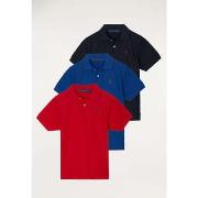 Polo enfant Polo Club PACK POLO RIGBY GO KID MC R-RB-N