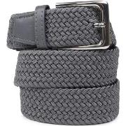 Ceinture Suitable Ceinture tissée Gris Foncé