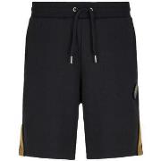 Short Ea7 Emporio Armani World Of Football Bermuda Shorts - Black