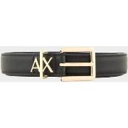 Ceinture EAX Ceinture femme en cuir naturel