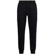 Jogging Emporio Armani Lounge Cotton Blend Joggers Black