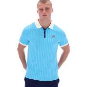 T-shirt Fila BB1 Classic Striped Polo Shirt Cyan Blue