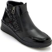 Boots Pediconfort Boots double zip cuir