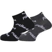 Chaussettes de sports Puma UNISEX BWT QUARTER 2P