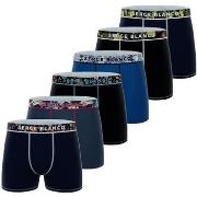 Boxers Serge Blanco Lot de 6 boxers homme ceinture sublimation