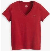 T-shirt Levis 85341 0078 - PERFECT VNECK-SUN-DRIED TOMATO