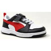 Baskets Puma BASKET REBOUND V6 LOW BLANC/ROUGE