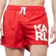 Maillots de bain Karl Lagerfeld Short de bain homme Rouge - KLMBS08