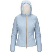 Veste K-Way Veste Lily Warm Reversible Femme Blue A/White Gardenia