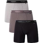 Caleçons Ted Baker Lot De 3 Boxers En Coton Extensible