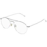 Lunettes de soleil Gucci GG1187O Cadres Optiques, Argent/Transparent, ...