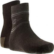 Chaussettes Landsford Chaussettes Femme Laine ANGORA Taup