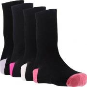 Chaussettes enfant Twinday 4 paires de Chaussettes Fille BICOLORES Noi