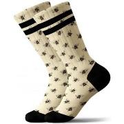 Chaussettes Pullin Chaussettes Homme Coton BZZZ Beige